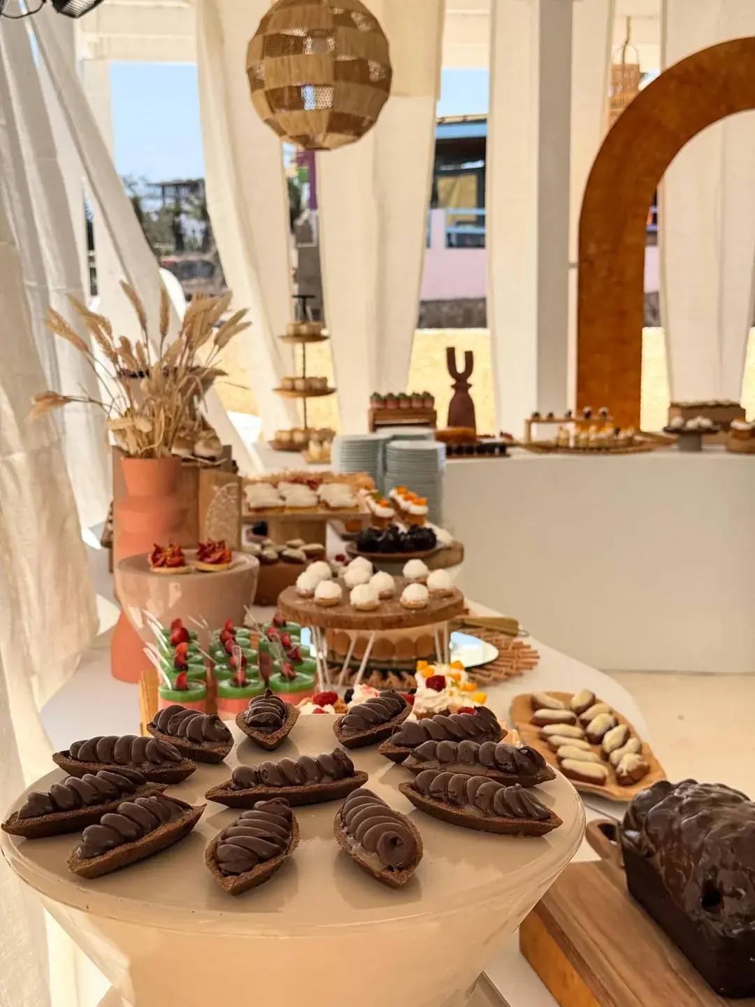 L'ensemble du buffet sucré