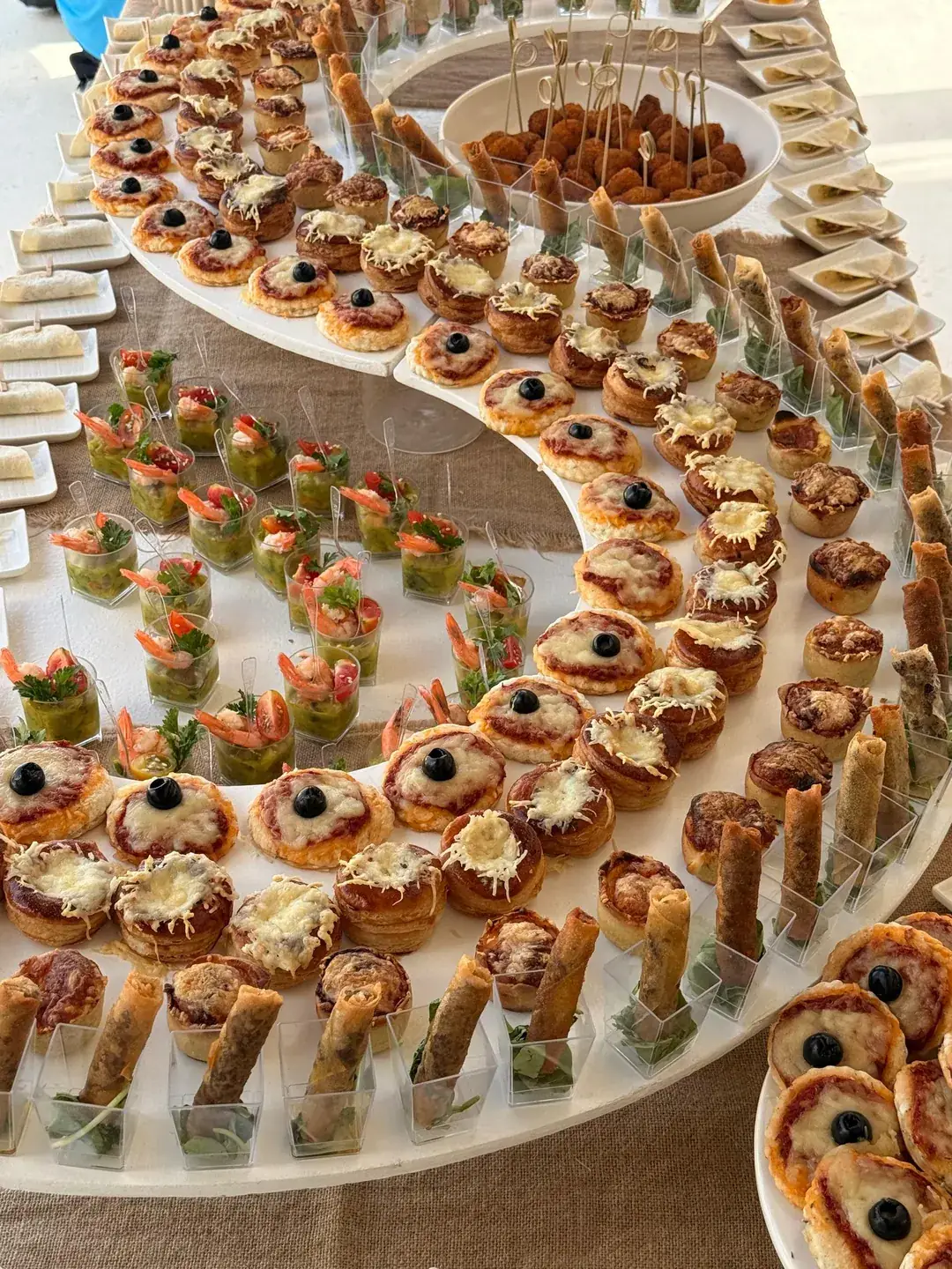 Canapés et verrines